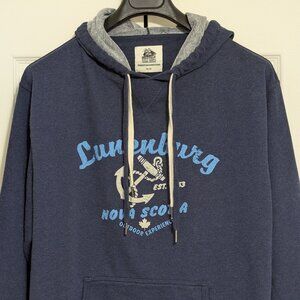 Tall Ships Trading Company Lunenburg Nova Scotia Blue Hoodie